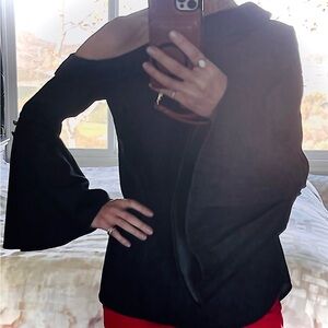 Banana Republic Denim Off-Shoulder Top